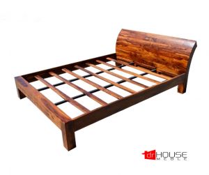 Drewniane małżeńskie łóżko 180x200