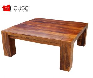 Drewniany kwadratowy stolik 120cm GOBI PALISANDER